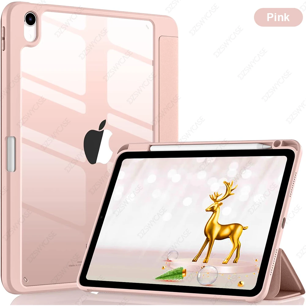 Enhanced Universal Tablet Protective Clear PC Case with Wake Feature
