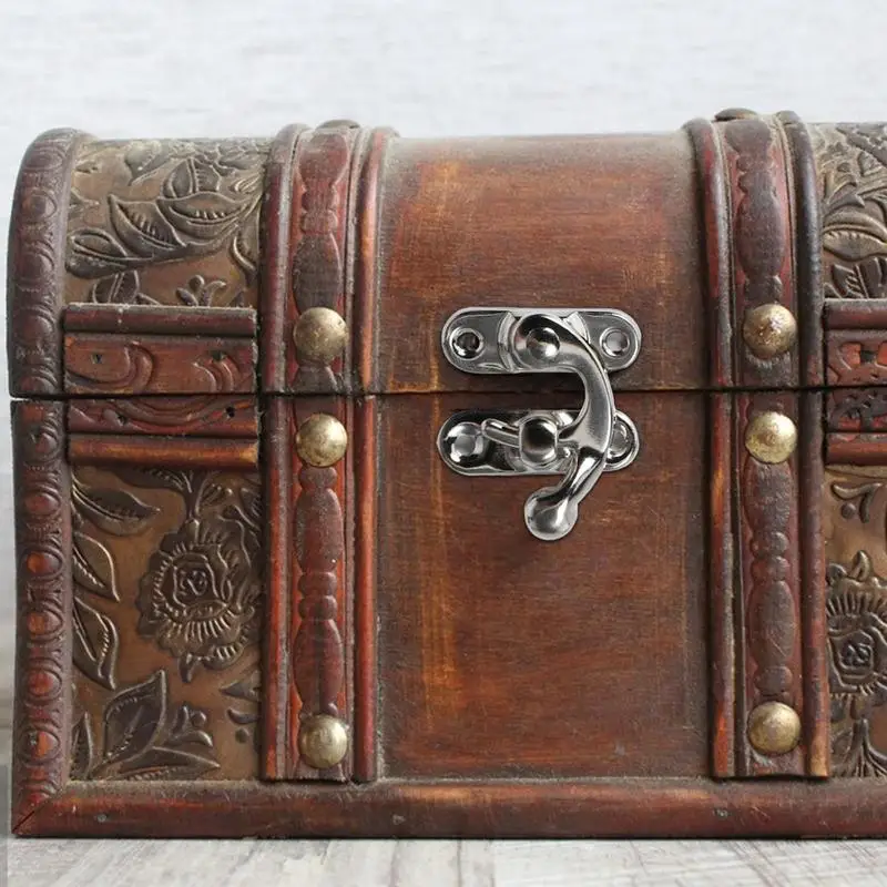 Swing Arm Clasp Latch 2pcs Retro Style Hasp Hook For Antique Box Vintage Style Left And Right Hook Latch For Jewelry Box Toolbox