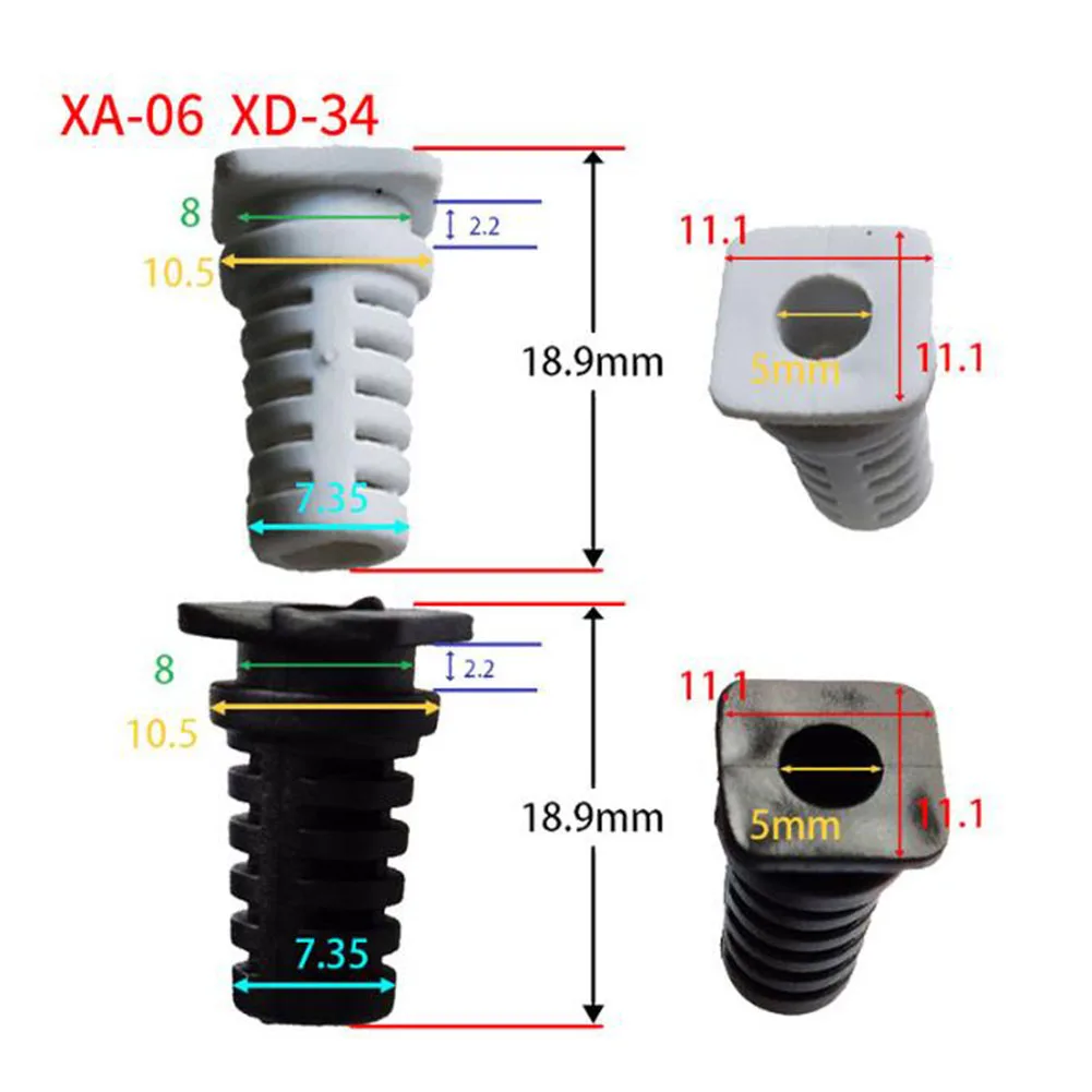Description Picture 6 of item10pcs Cable Gland Connector Rubber Strain Relief Cord Boot Protector 3.5mm 4mm5mm Wire Cable Sleeve Cellphone Charger Power Tool