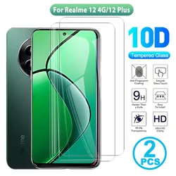 2 - Pack Tempered Glass Screen Protector for Realme Smartphones - 6.67 Protective Film (2PCS)