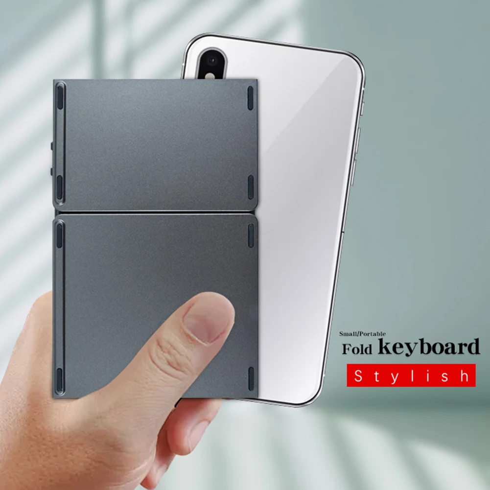 Foldable With Touchpad Wireless Keyboard Lightweight Dustproof Bluetooth-compatible for Universal Tablet_voghion.com