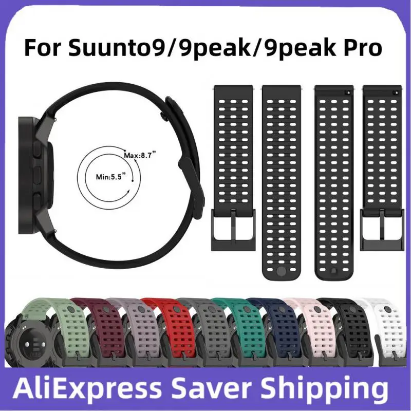 Cinturini Per Orologi In Silicone Sostituibili 1Pc Per Cinturino Per Orologio A Sgancio Rapido Suunto Vertical/Suunto 9/Suunto 9 Peak/Suunto 9 Pro Wat