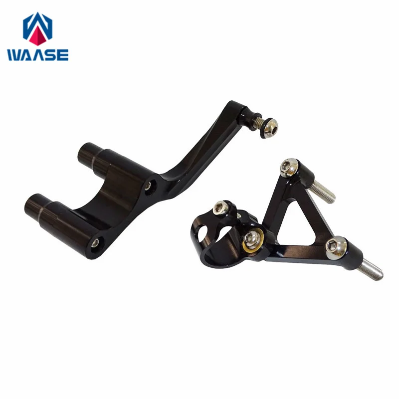 

waase CNC Aluminium Steering Stabilizer Damper Mounting Bracket For DUCATI Monster 1100 1100S 2009 2010 2011