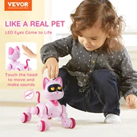 VEVOR Intelligent Remote Control Robot Cat Electronic Stunt Voice Command Programmable Touch-sense Music Song Children's Toys 2