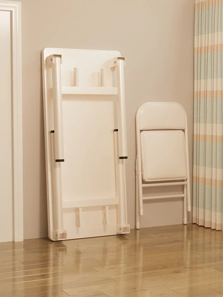 

Складной настольный компьютер, минималистичный письменный стол для студентов простой прямоугольной формы