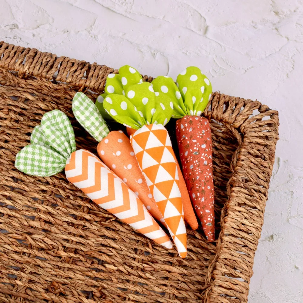 Fabric Carrot Party Decor for Easter