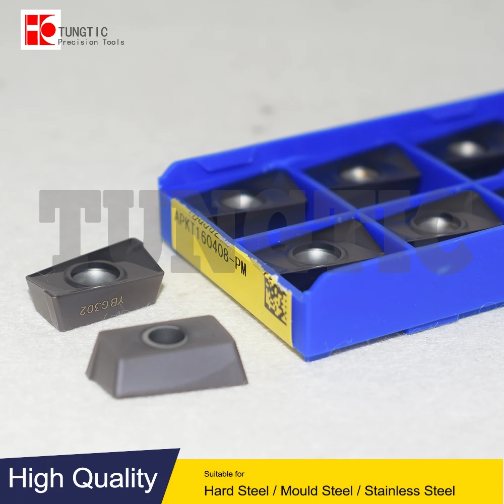 

Insert Lathe APKT11T316-PM APKT160408-PM YBG302 Milling Cutter CNC Tools Machining Tools Lathe Cutting Tool Metal Turning Tools