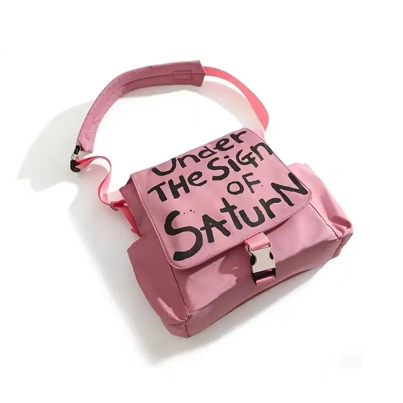 

Fashion letter Design Light shoulder bag Women's large capacity high-quality nylon messenger bag New female student bag Unisex