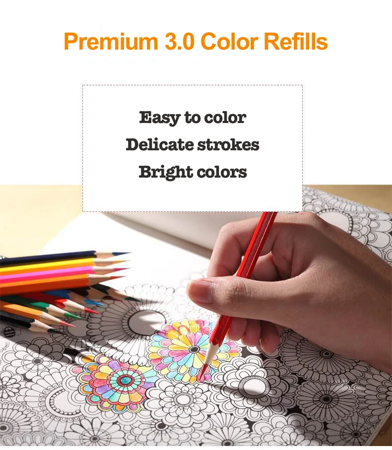 Premium 72 Colored Pencil Set - Includes Pencil Organizer, Travel Case,  Pencil Sharpener, Mini Coloring Book, and Gift Box