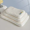 Comfortable White Sleeping Pillow for Parent Child,Neck Health Care,Adult Low Pillows,Cartoon Animal Decor,30x50/40x60/48x74cm 2