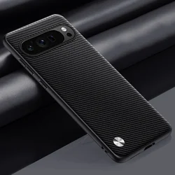 Premium Fashion Leather Shell - Lightweight Anti - Fingerprint & Shockproof Protective Case - Google Pixel 8 Pro (Matte Black)