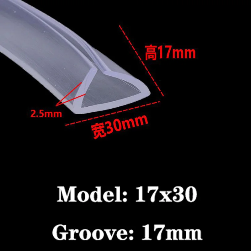 Groove 0.5mm-35mm Rubber Edging Sealing Strip door seal strip sealing strip tape window seal strip sealing tape sealing strip rubber seal strip Transparent U Type Protector Shield Glass Metal PVC Plastic Cut-resistant Hand