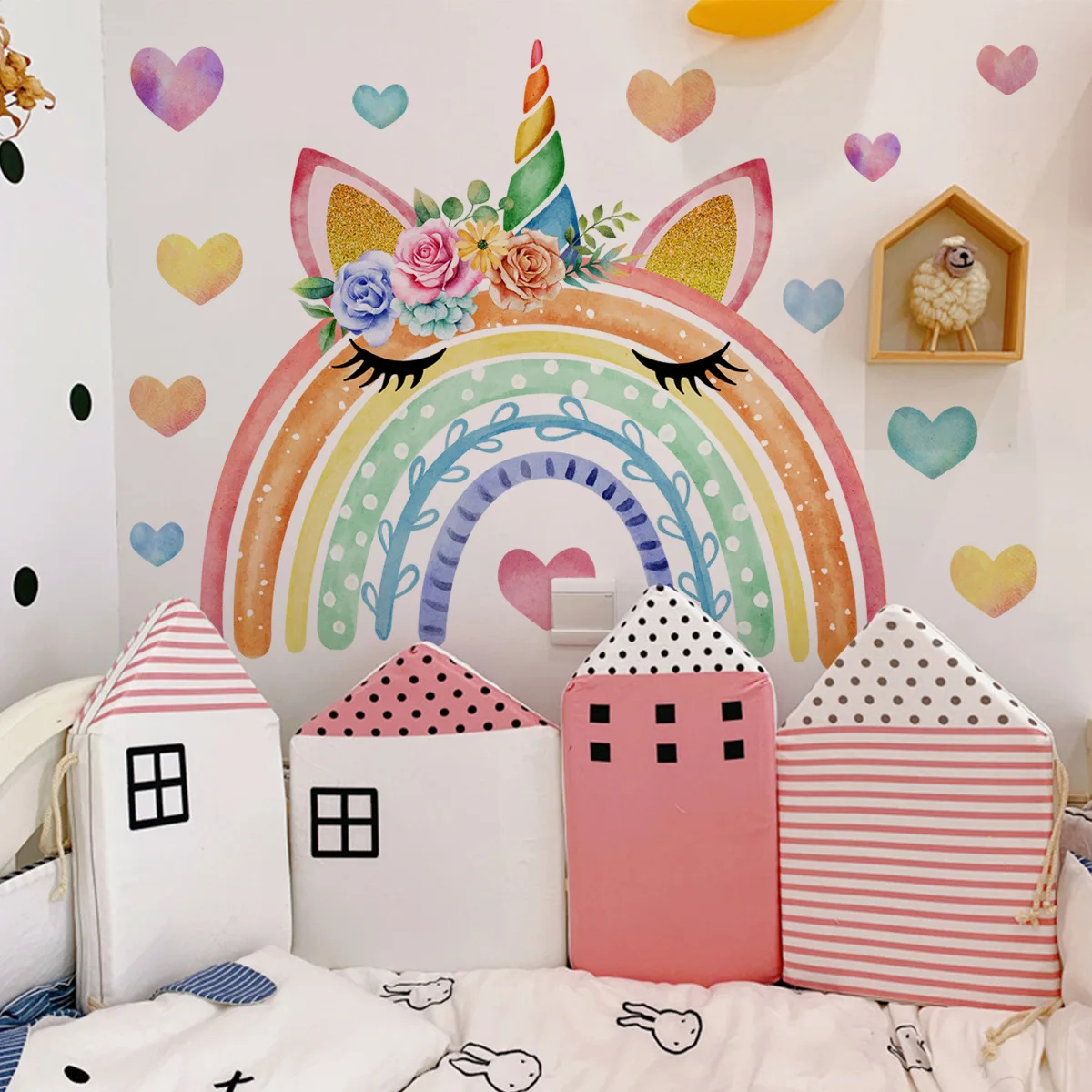 Rainbow Unicorn Wall Sticker 2
