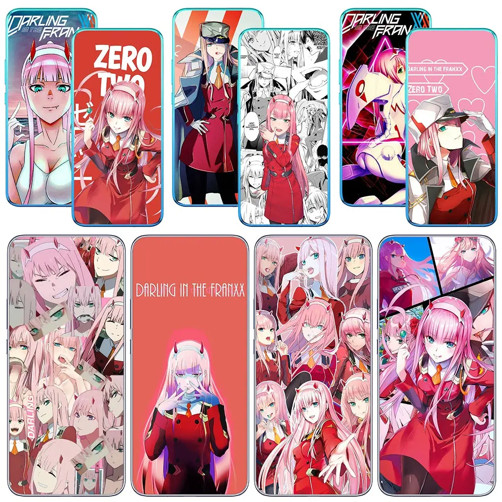 Darling In The Franxx Zero Two Per Motorola Moto One Action Hyper Macro Vision Zoom E6 E7 Power Edge 30 Neo 20 Pro Fusion Case