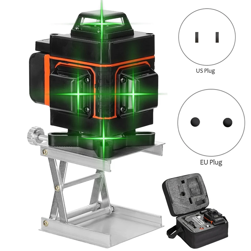 

Laser-Level 16 Lines 4D Tool Vertical Horizontal Line With Selfleveling Function US Plug