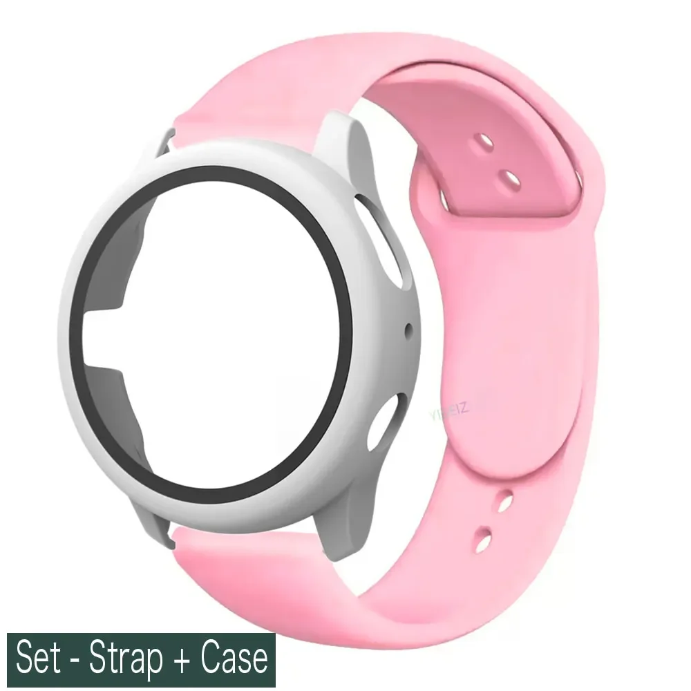 Protective Glass Film Case & Strap Set with Bracelet Accessories