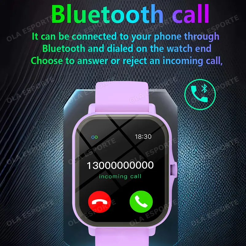 New Outdoor Smart Watch Health Monitoring Weather Bluetooth Call Music Control Sports Waterproof Women Men Smartwatch Gifts HW12 - Image 3