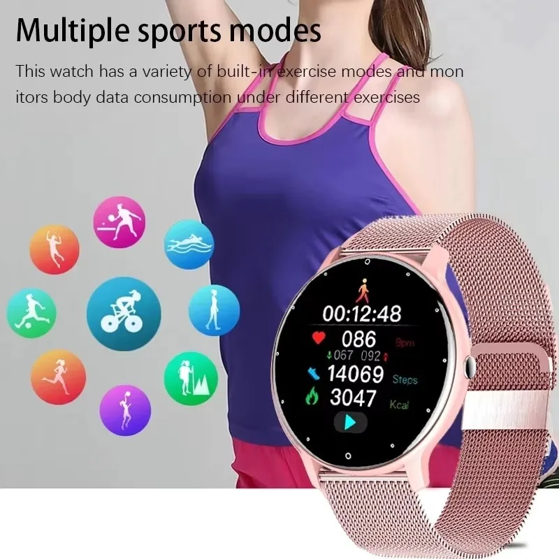 Original Factory ZL02 For Xiaomi SmartWatch Women Men Full Touch Screen Bluetooth 5.2 Call Waterproof GPS Sports Fitness Tracker 3