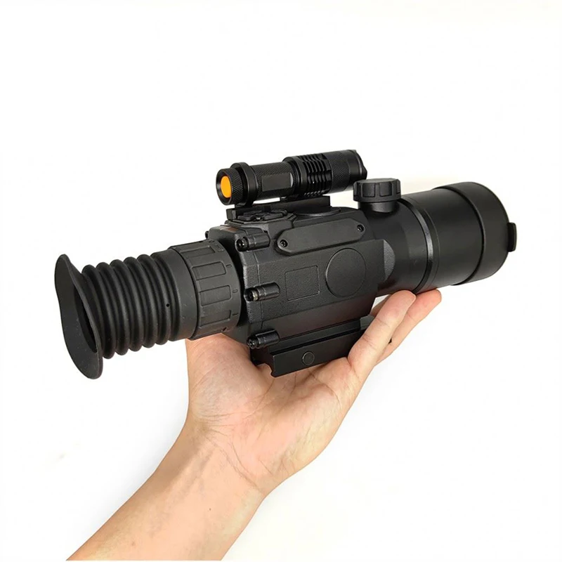 Mira Telescópica De Visión Nocturna Para Rifle, Mira Monocular Con Alcance  De 400m, Telescopio De Día Y Noche, Cámara De Infrarrojos, 4.5x - Visor De  Caza - AliExpress