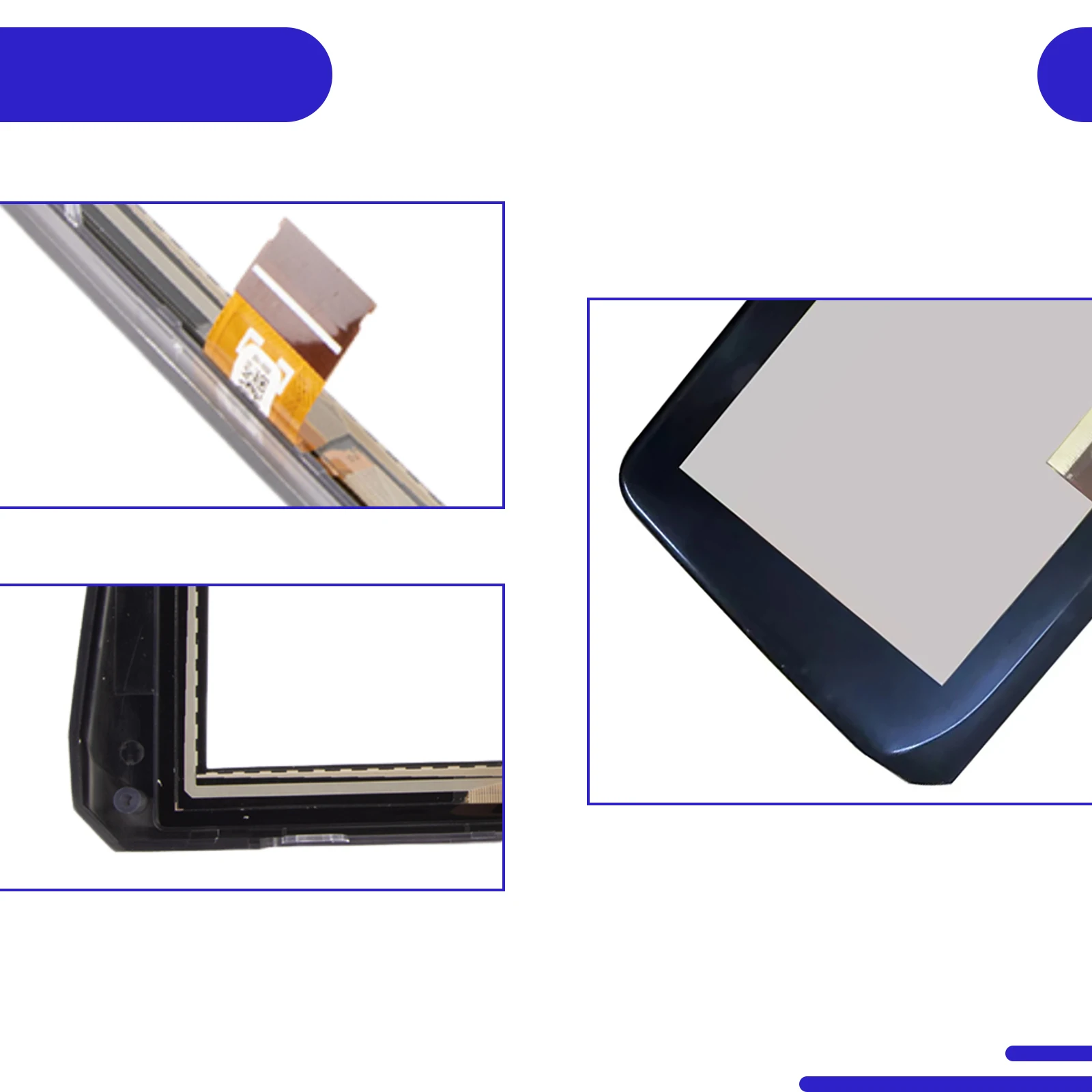 Touch Screen Display 7" Touch Screen Panel Digitizer B61A611J0 For Mazda 3 Gps Navigation Radio Display