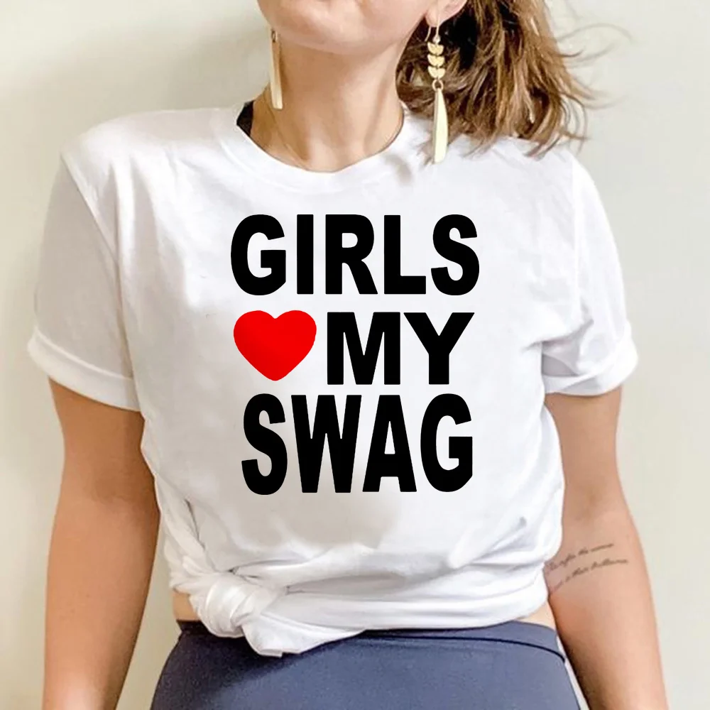 

Женская футболка с рисунком i love my girlfriend top, женская одежда с рисунком Аниме Манга
