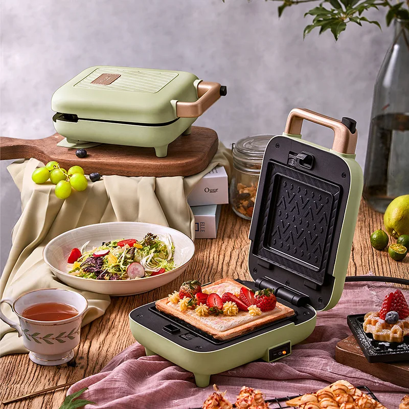 Bear Electric Sandwich Makers 2 in 1 Waffle Maker Household 220V Toaster/Donut Baking 600W Multifunction Breakfast Machine