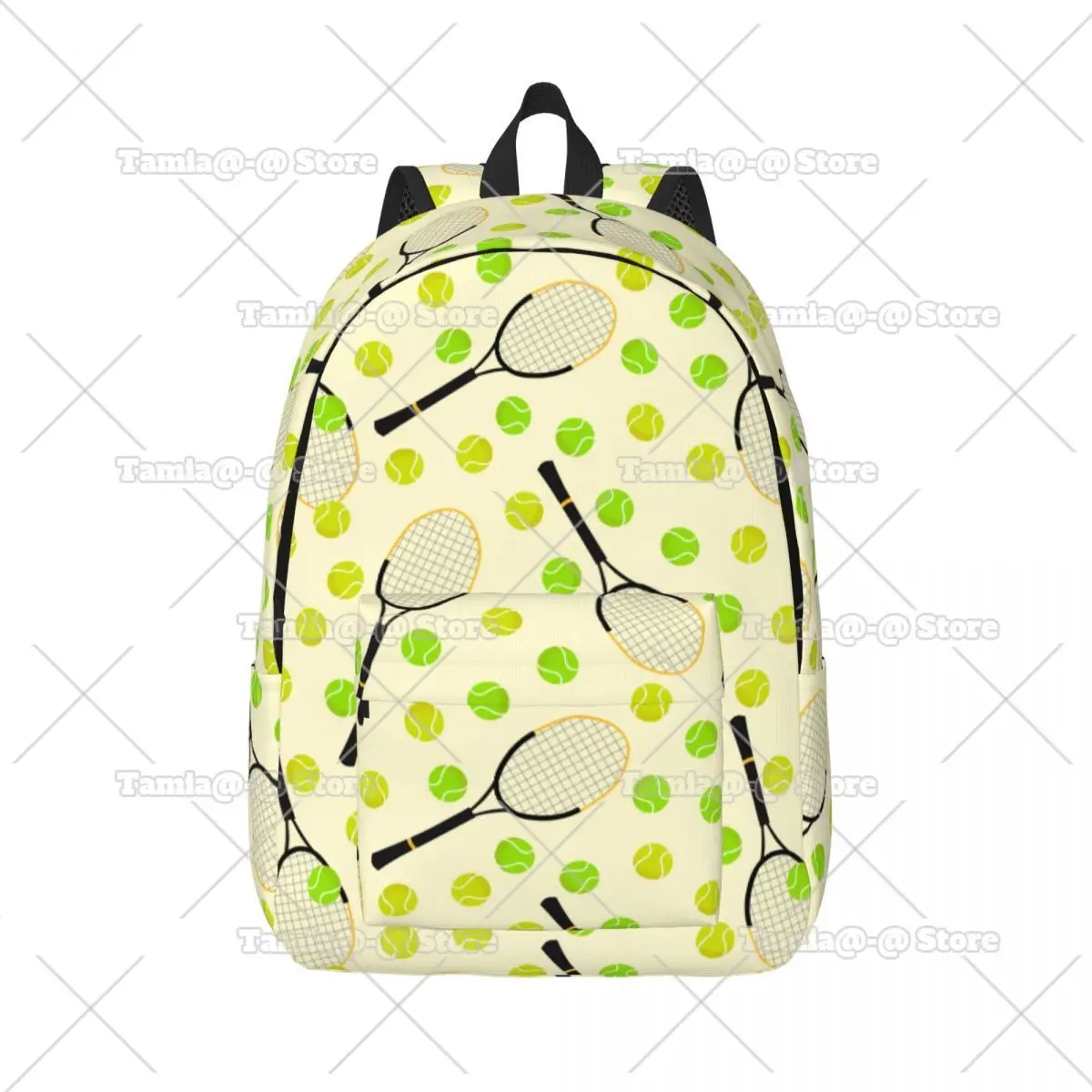 

Tennis Player Theme Balls And Rackets Backpack for Kindergarten Primary School Student Bookbag Boy Girl Kids Daypack Hiking