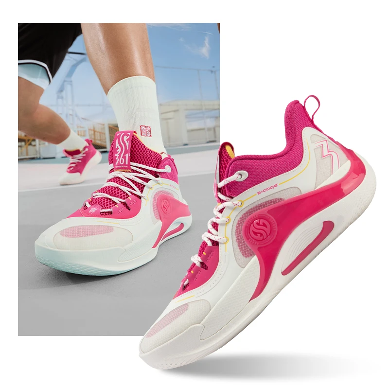 361 Degrees Zen Team Men Sports Basketball Shoes Non-Slip Grip