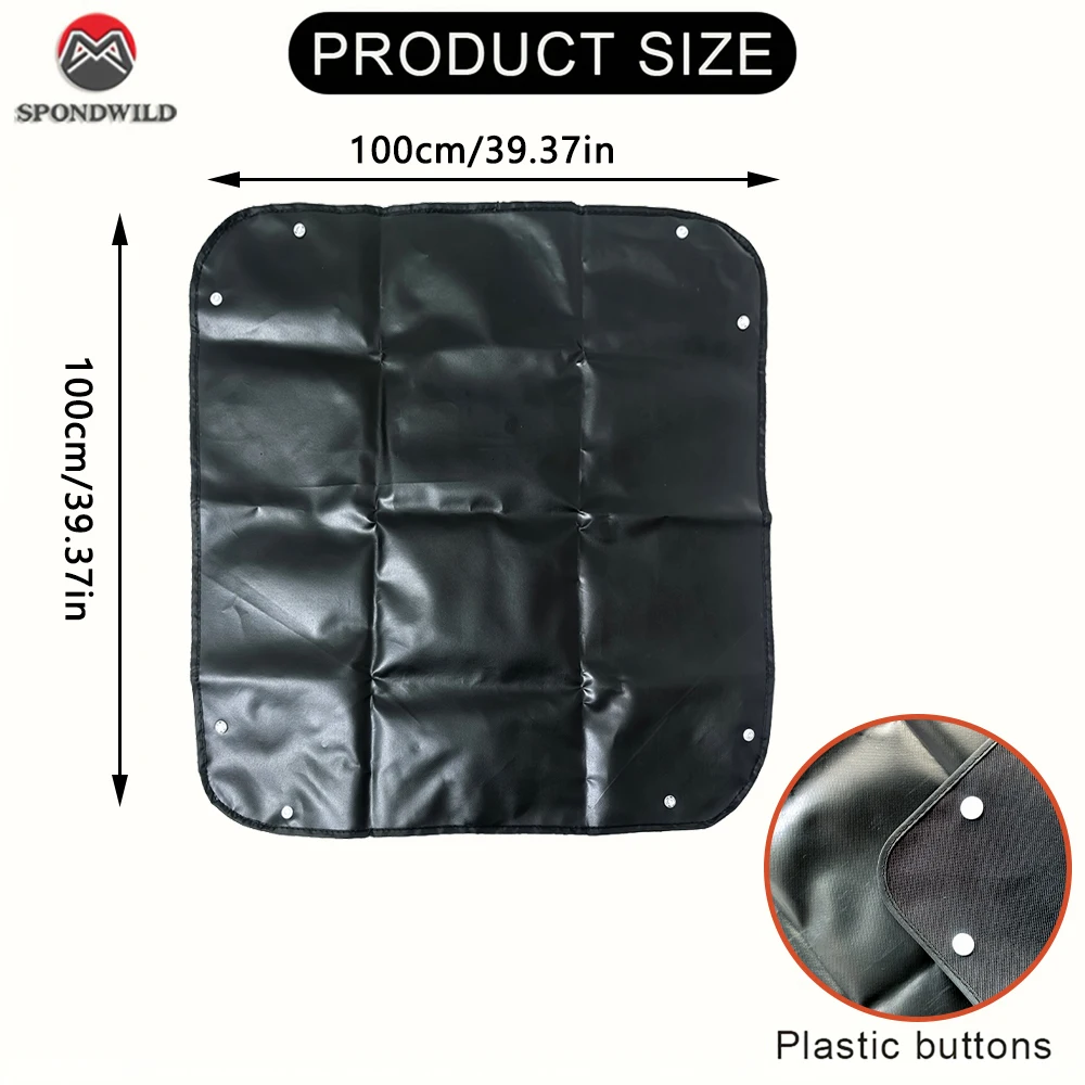 Foldable Waterproof Planting Mat Set - Reusable Gardening and Potting Pad