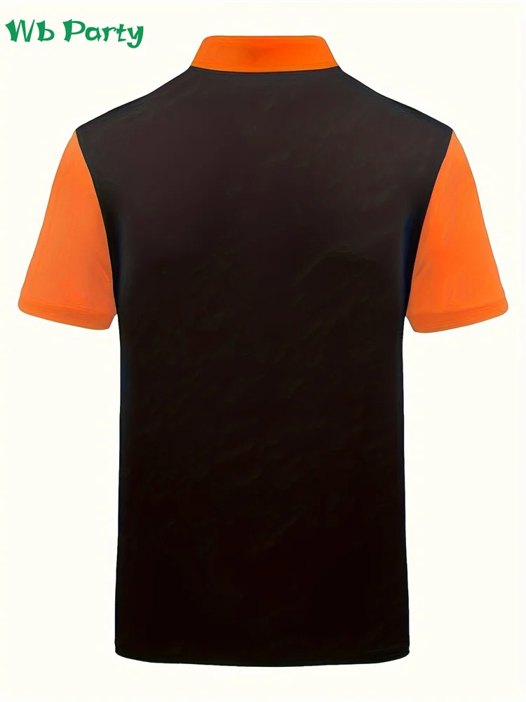 Summer Fashion Stripe Print Men's Shirts Lapel Polo T shirt Men Breathable Simple Men's Clothes Mens T shirt Harajuku Street Top 12 Sf9da08d2dcf144c6b1921e6c46c5c6f4P