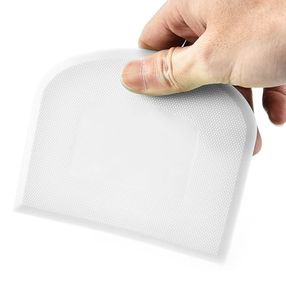 Plastic Dough Scraper Smooth Cake Spatula Cream Pizza Cutter Tool