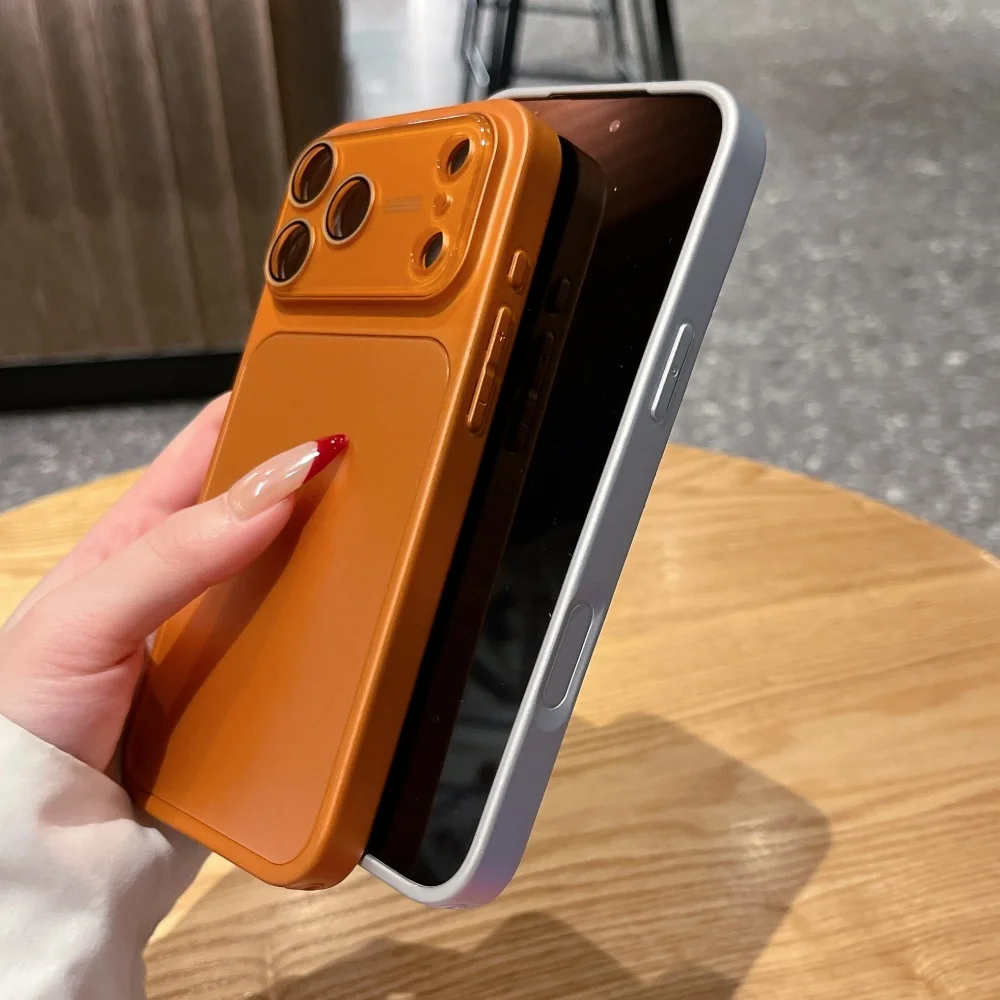 Sleek Metallic AG Matte Case with Glass Lens Protection