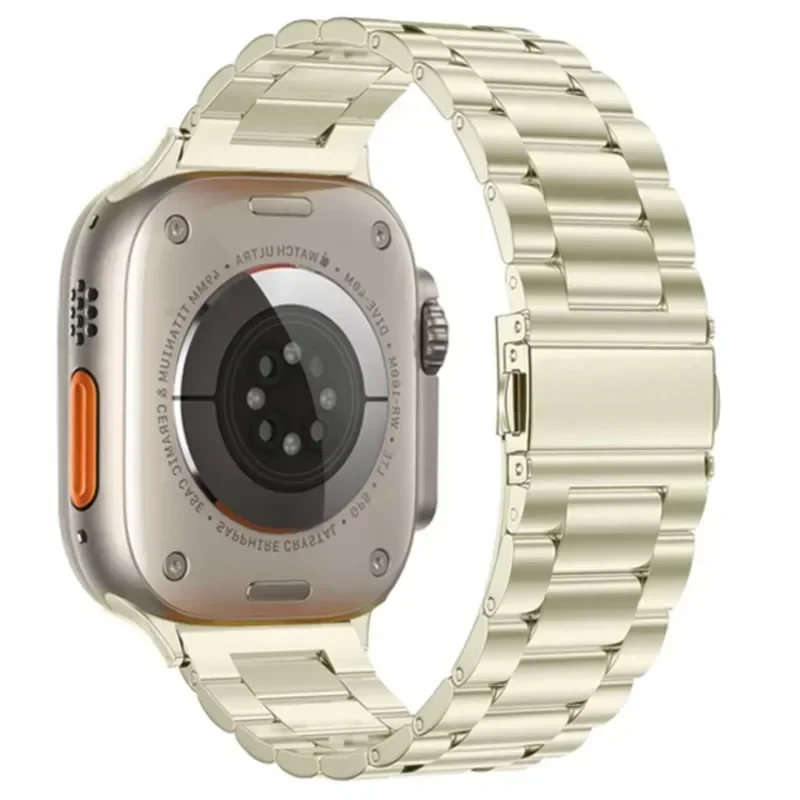 Sleek Stainless Steel Metal Link Bracelet