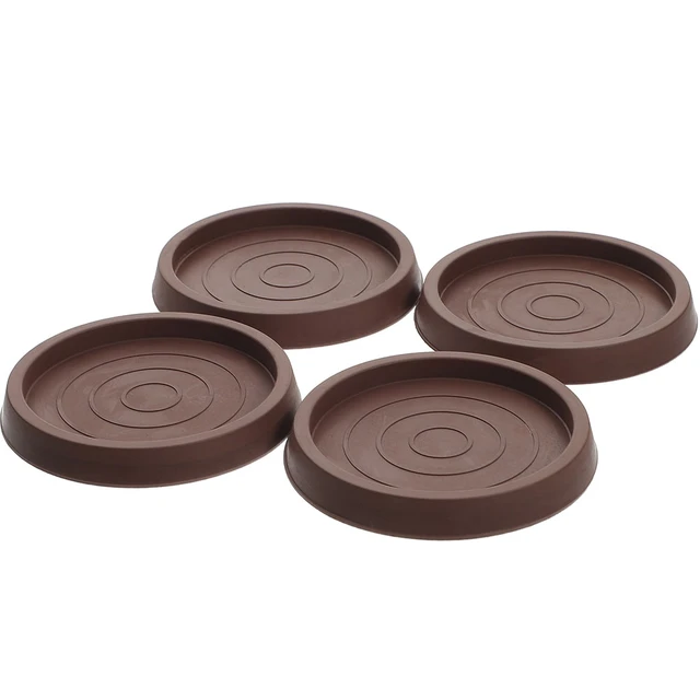 4 Pcs Chair Pad Caster Cups Floor Sofa Piano Home Accessory Rubber