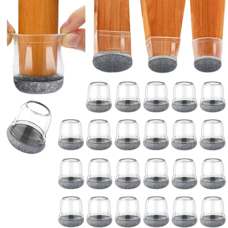 Chair Leg Floor Protectors Foot Cover Diagonal Thick Wrap Felt Pads Silicone Furniture Table Feet Protect Hardwood Floors chair leg caps,chair leg protector,furniture foot protector,furniture leg pads,furniture foot pads,furniture leg caps,rubber furniture feet pads,furniture feet