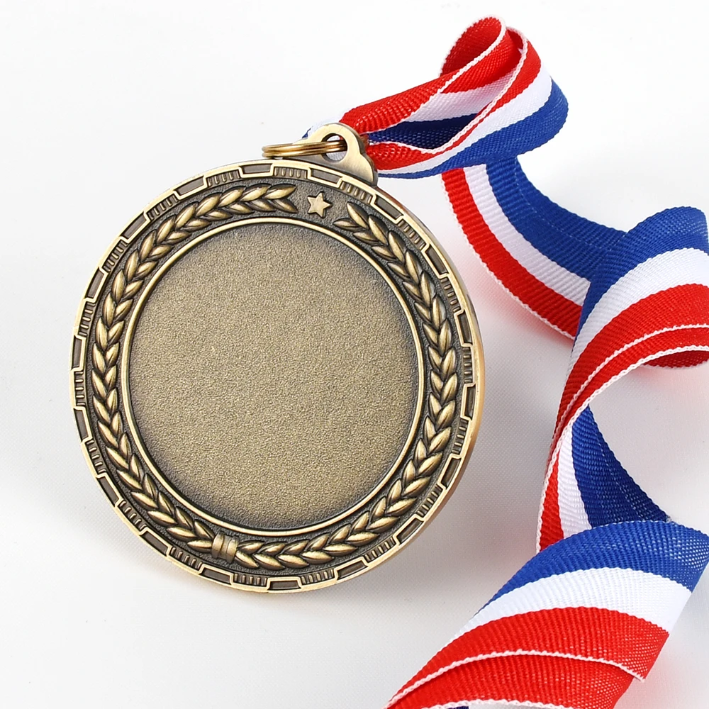 Blank Medals For Any Competition Games Prizes Football Gold Silver Bronze Medals Trophy Commemorative Medal for Souvenir