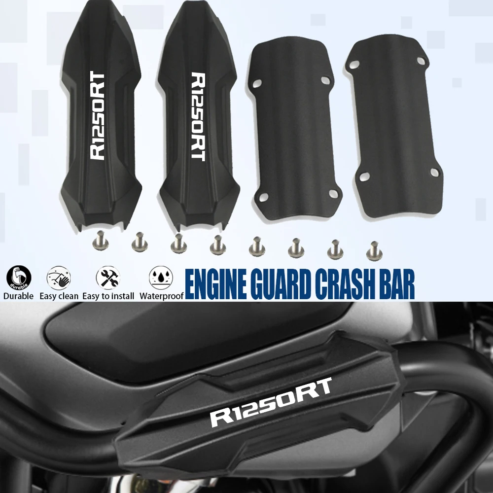 

25mm Motorcycle Engine Crash Bar Protection Bumper Decorative Guard Block For BMW R1250RT R 1250 RT 2019 2020 2021 2022 2023