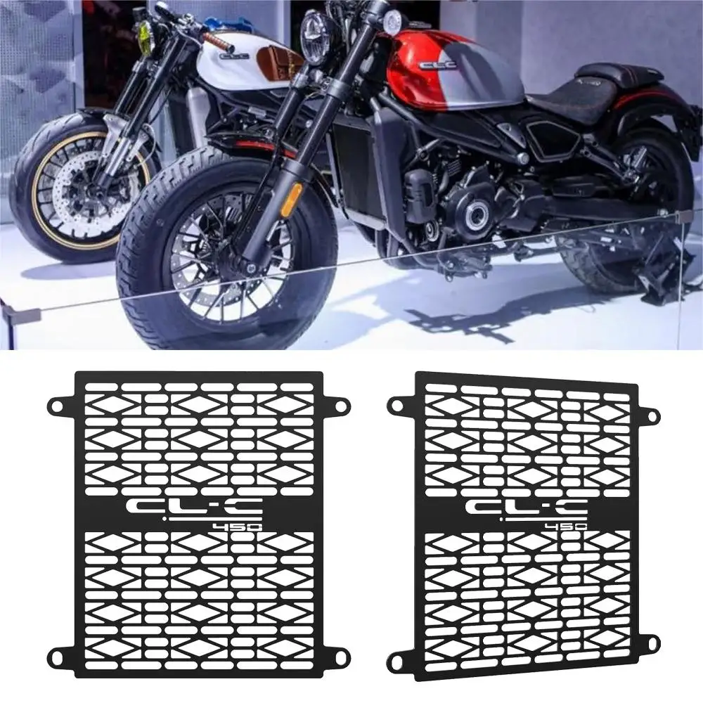 

2023 Moto Radiator Grille Guard Cover For CFMOTO CLC450 Bobber CLC 450 2022-2024 Motorcycle Accessories Water Tank Protection