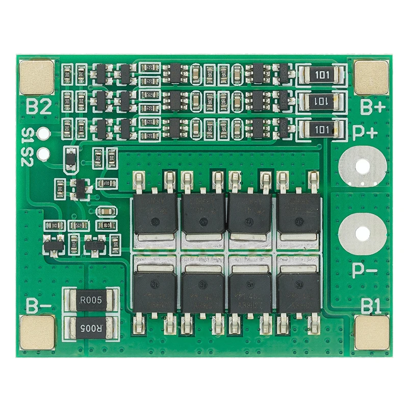 High-Capacity Lithium Battery Charger with Balance and Protection Board - Supports 25A to 100A