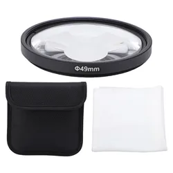 Optical Glass Lens Distortion Effect Filter - Oil, Scratch, and Rain Resistant (Black)