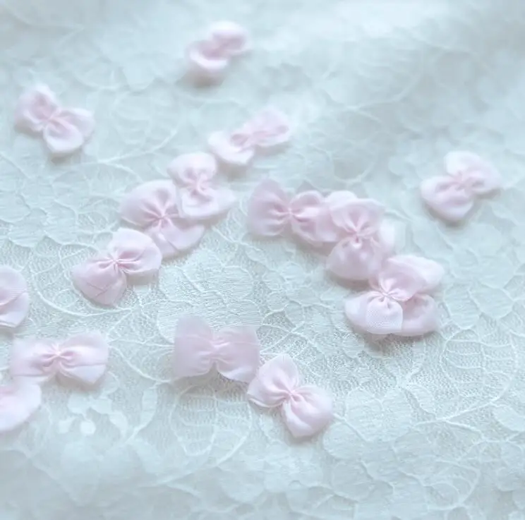 Little Baby Hair Grosgrain Ribbon Bow Baby Boutique Accessories Lace Bow Flowers Embellishment 40 PCS lace ribbon lace garment accessories lace sewing supplies lace hair accessories lace decoration lace accessories lace sewing accessories clothing accessories