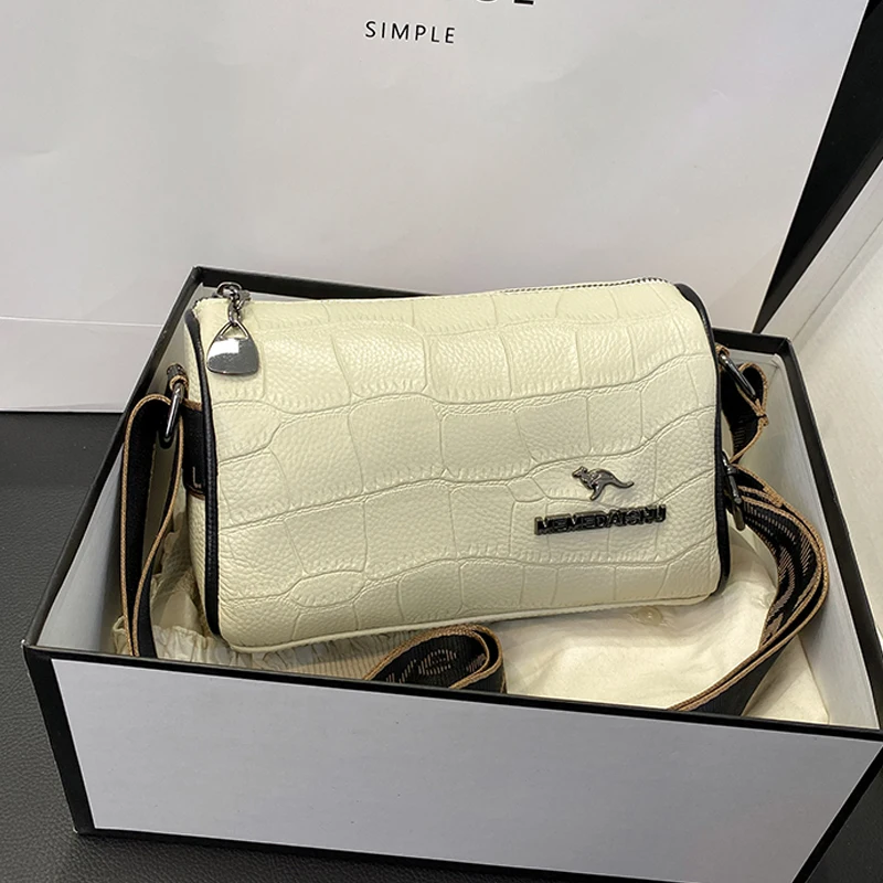 

Genuine Leather Bag 2023 Simple Fashion Crossbody Bags Women Designer Luxury Women's Branded Bag Shoulder Bag Hand Bags