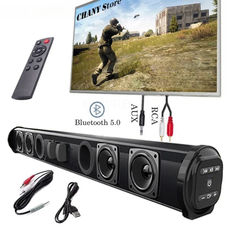 

Wireless Bluetooth Sound Bar Speaker System Super Power Sound Speaker Wired Wireless Surround Stereo Home Theater TV Projector