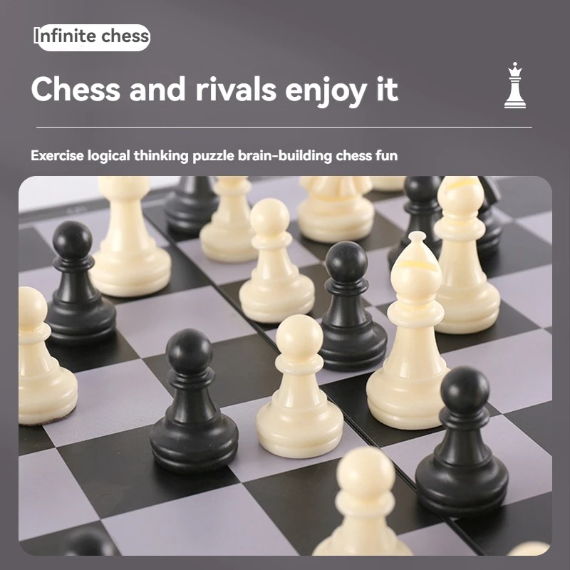 Magnetic Chess Folding Portable Storage for Children's Parent Child Entertainment