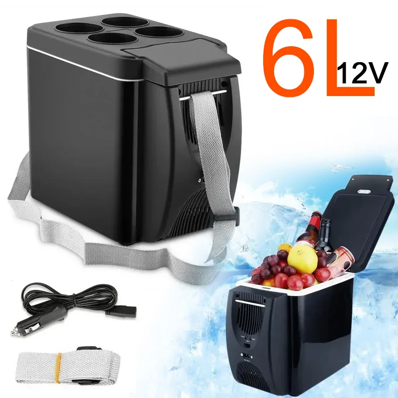 6L 12V Electric Car Refrigerator Mini Freezer Car Freezer Cooler