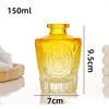 DIY Aromatherapy Bottle, Gradient Color Glass Jars, Perfume Essential Oil Flask, Vase Insertion, 150ml, 5oz, 6 Units 6