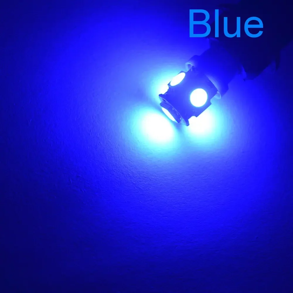 Led Car Lights Led Lights Led Bulbs Car Interior Lights White Red Blue T10 W5W License Plate Light Turn Signal Wedge Roof Dome Read lamp 50505SMD Car Auto 194 Backup Led Interior light