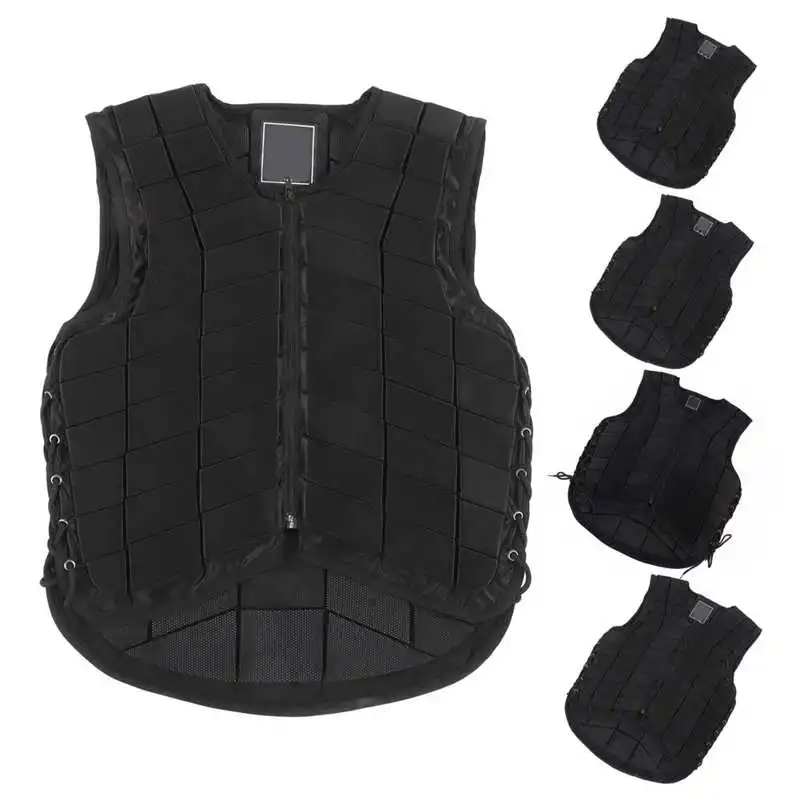 Adult Children Equestrian Vest Kids Safety Horse Riding Vest Equestrian Protective Gear Shock Absorption Waistcoat