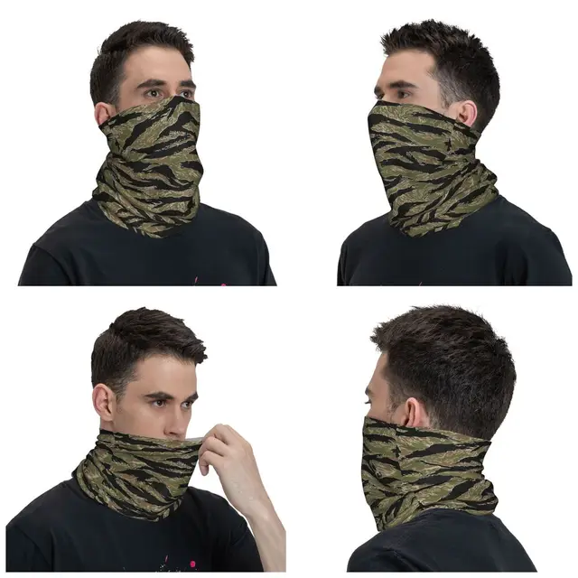 Bandana Multifunzione Motivo Tigrato - Per Sport, Escursionismo, Ciclismo - Scaldacollo, Maschera, Copricapo