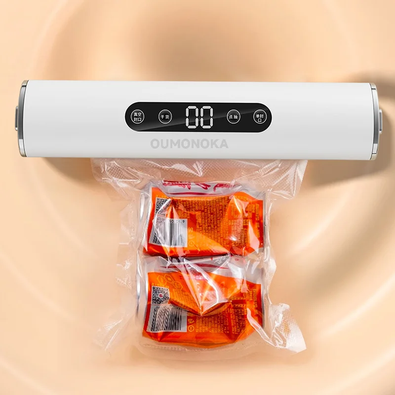 Food Vacuum Sealer Professional Vacuum Sealer For Food Products Kitchen Sealing Machine Cuisine Packaging Plastic Bag Sealant
